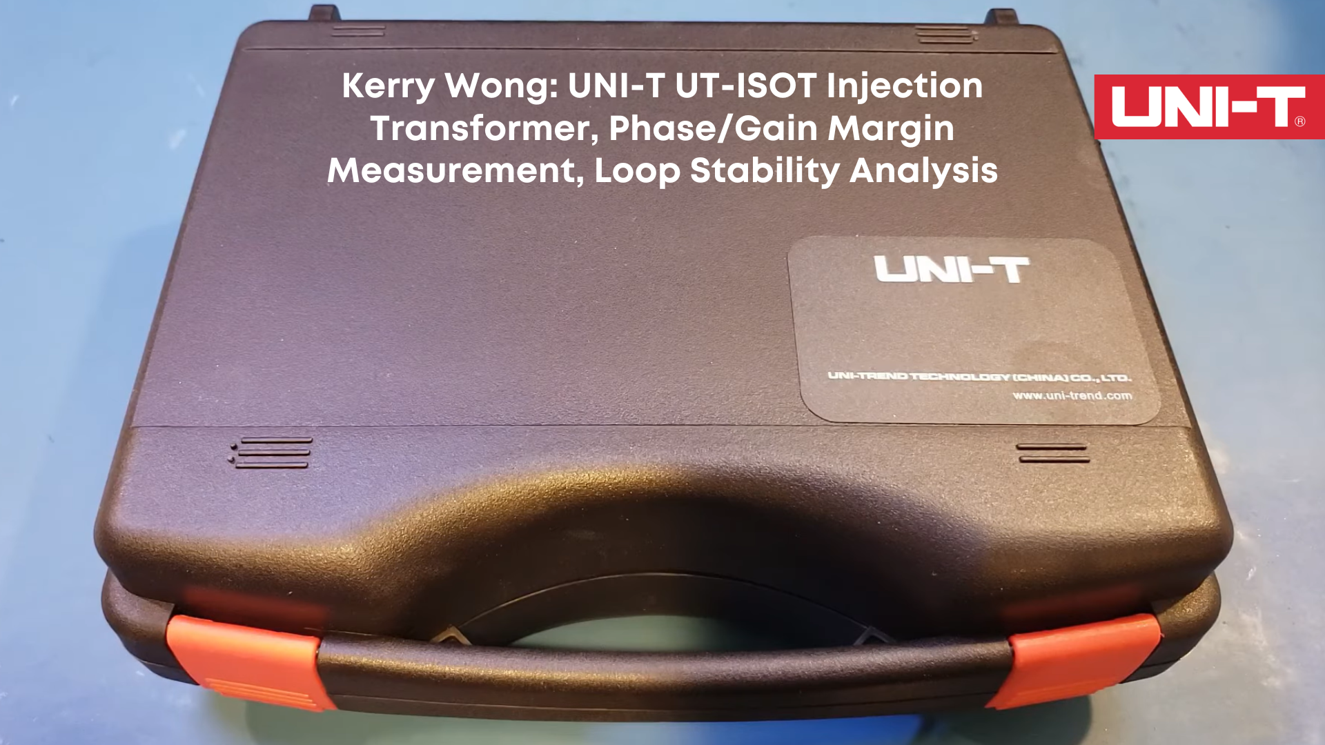UNI-T UT-ISOT Injection Transformer, Phase/Gain Margin Measurement, Loop Stability Analysis