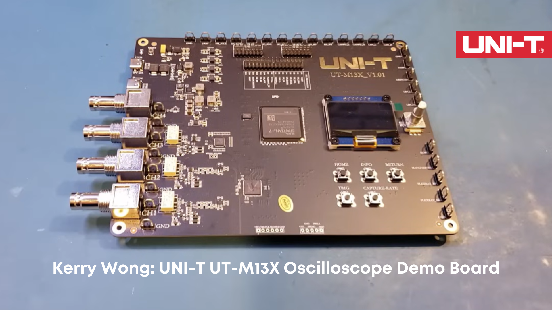 UNI-T UT-M13X Oscilloscope Demo Board for Functional Testing