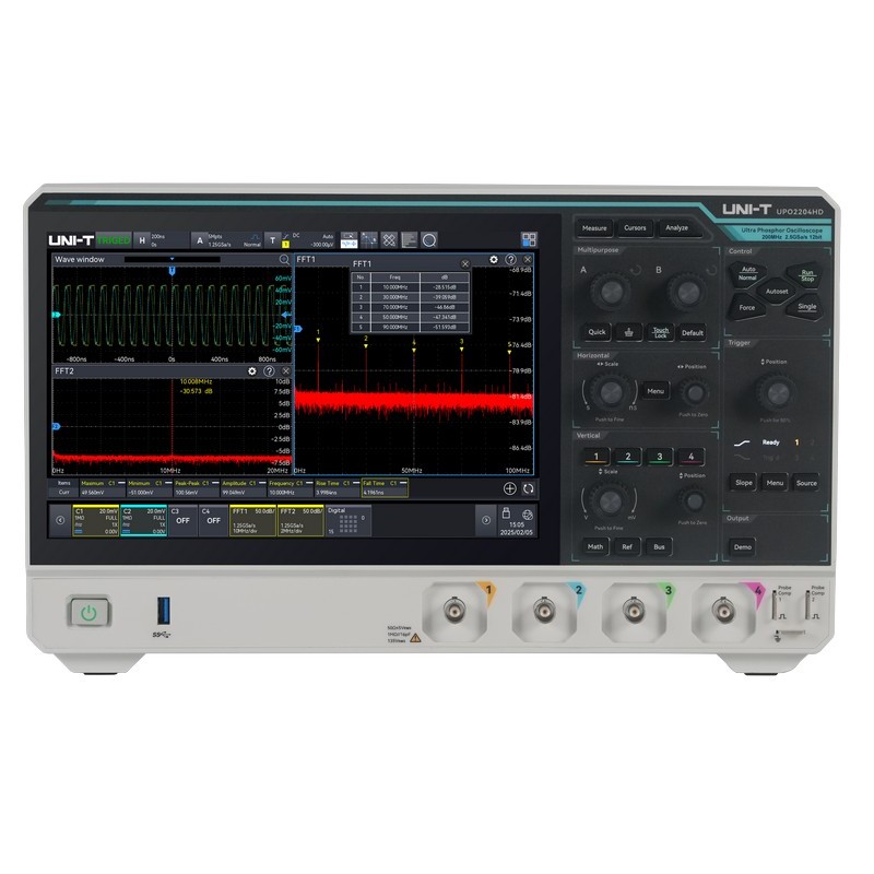 UNI-T UPO2000HD Series: Introduction of the High-Definition Digital Oscilloscopes